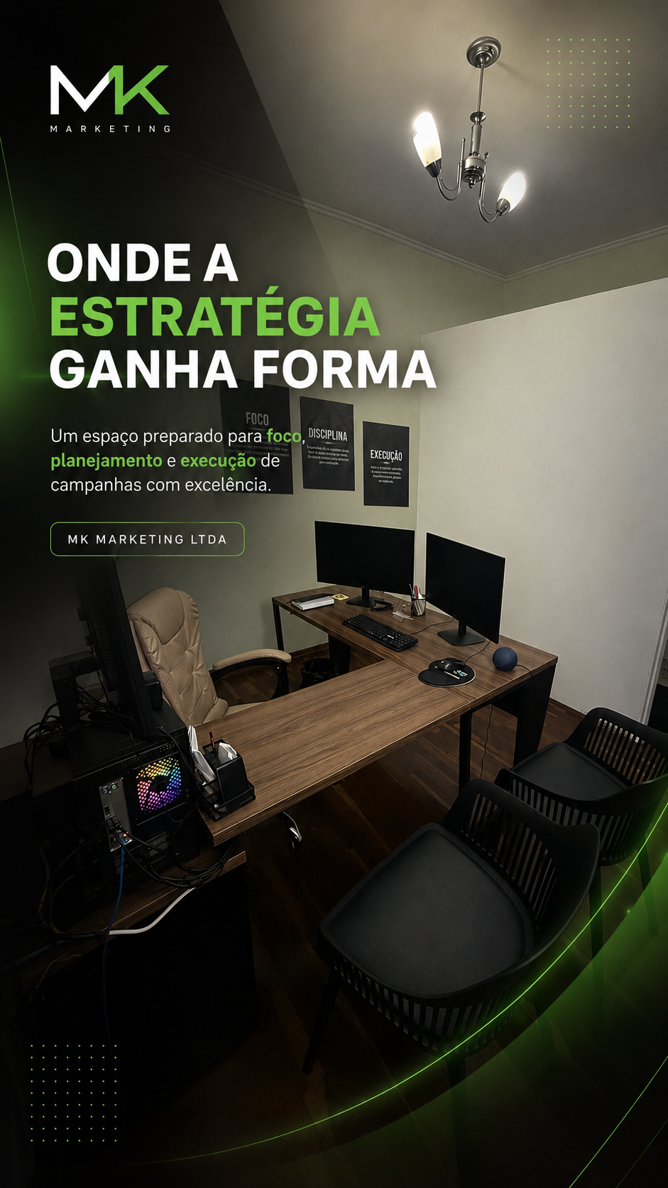 Onde a estratégia ganha forma — escritório MK